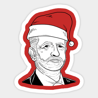 Corbyn Santa Sticker